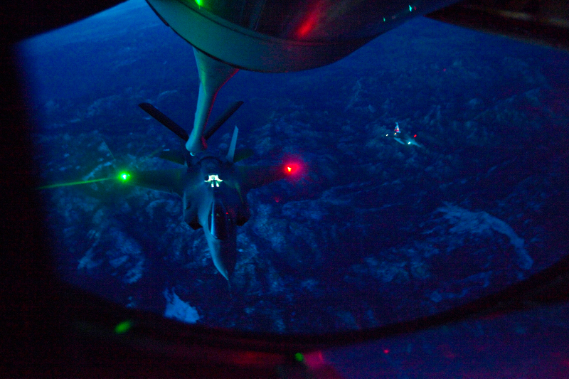 Illustration for article titled Cómo funciona el futurista sistema de visión del F-35 en pleno vuelo